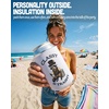 image:imageAdult Can Cooler Sleeve  4Pack VarietyClassy  Trashy  White