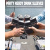 image:imageAdult Can Cooler Sleeve  4Pack VarietyFish Around And Find Trout  Black