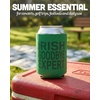 image:imageAdult Can Cooler Sleeve  4Pack VarietyIrish Goodbye Expert  Green