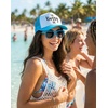 image:imageFunky Junque Bachelorette Trucker Hat amp Sunglasses Set  Funny Foam Hats amp Bride Sunglasses Party Favors for BridesmaidsThe Bossy One  Hat  Sunnies Set Aqua