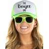 image:imageFunky Junque Bachelorette Trucker Hat amp Sunglasses Set  Funny Foam Hats amp Bride Sunglasses Party Favors for BridesmaidsThe Boujee One  Hat  Sunnies Set Neon Lime