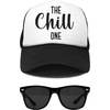 image:imageFunky Junque Bachelorette Trucker Hat amp Sunglasses Set  Funny Foam Hats amp Bride Sunglasses Party Favors for BridesmaidsThe Chill One  Hat  Sunnies Set Black