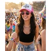 image:imageFunky Junque Bachelorette Trucker Hat amp Sunglasses Set  Funny Foam Hats amp Bride Sunglasses Party Favors for BridesmaidsThe Crazy One  Hat  Sunnies Set Hot Pink