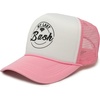 image:imageFunky Junque Bachelorette Trucker Hats for Women  Mesh Baseball Cap Bridal Shower Bride Party FavorsMy Last Bash  Light PinkWhite