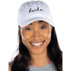 image:imageFunky Junque Bride and Groom Baseball Hats Bachelorette Party Caps1 Bride  WhiteBlack