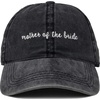 image:imageFunky Junque Bride and Groom Baseball Hats Bachelorette Party CapsMother of the Bride  Black Washed