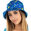 image:imageFunky Junque Family Matching Bucket HatsAbstract Patterns  Navy  Adult LXl