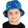 image:imageFunky Junque Family Matching Bucket HatsAdultToddler  Abstract Blue  2 Pack