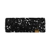 image:imageFunky Junque Fleece Lined Head Wrap Headband Ear Warmer for Women Soft Stretchy Cable Knit Winter Accessory for Cold Weather  RedChunky Sequin  Black