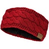 image:imageFunky Junque Fleece Lined Head Wrap Headband Ear Warmer for Women Soft Stretchy Cable Knit Winter Accessory for Cold Weather  RedSolid Red