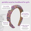 image:imageFunky Junque Kids Confetti Sprinkle Rainbow Headband  PurplePurple