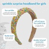 image:imageFunky Junque Kids Confetti Sprinkle Rainbow Headband  PurpleSunshine Yellow