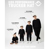 image:imageFunky Junque Kids Golf Rope Trucker HatBlackBeige