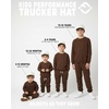 image:imageFunky Junque Kids Golf Rope Trucker HatBrownBeige