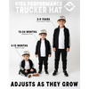 image:imageFunky Junque Kids Golf Rope Trucker HatCool Kids Club  BlackBeige