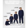 image:imageFunky Junque Kids Golf Rope Trucker HatNavyBeige