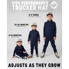 image:imageFunky Junque Kids Golf Rope Trucker HatPut It on My Dads Tab  NavyBeige