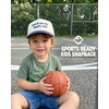 image:imageFunky Junque Kids Golf Rope Trucker HatPut It on My Dads Tab  NavyBeige