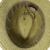 image:imageFunky Junque Short Brim Fedora Packable Sun Hat for Women2 Pack  White  Grey