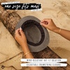 image:imageFunky Junque Short Brim Fedora Packable Sun Hat for WomenBlack Multi W Beaded Ropes