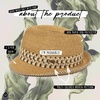 image:imageFunky Junque Short Brim Fedora Packable Sun Hat for WomenBrown