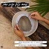 image:imageFunky Junque Short Brim Fedora Packable Sun Hat for WomenGrey