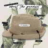 image:imageFunky Junque Short Brim Fedora Packable Sun Hat for WomenSequin  Beige