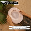 image:imageFunky Junque Short Brim Fedora Packable Sun Hat for WomenSequin  Rose