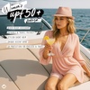 image:imageFunky Junque Short Brim Fedora Packable Sun Hat for WomenSequin  Rose
