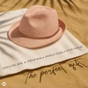 image:imageFunky Junque Short Brim Fedora Packable Sun Hat for WomenSequin  Rose