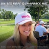 image:imageFunky Junque Unisex Adjustable Trucker Snapback Rope HatBirdie  WhiteHot Pink Rope
