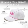image:imageFunky Junque Unisex Adjustable Trucker Snapback Rope HatBirdie  WhiteHot Pink Rope