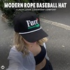 image:imageFunky Junque Unisex Adjustable Trucker Snapback Rope HatFore  Black