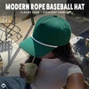 image:imageFunky Junque Unisex Adjustable Trucker Snapback Rope HatGreen