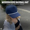 image:imageFunky Junque Unisex Adjustable Trucker Snapback Rope HatNavy