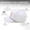 image:imageFunky Junque Unisex Adjustable Trucker Snapback Rope HatTalk Birdie to Me  WhiteUsa Rope