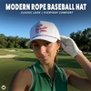image:imageFunky Junque Unisex Adjustable Trucker Snapback Rope HatTalk Birdie to Me  WhiteUsa Rope