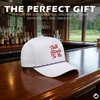 image:imageFunky Junque Unisex Adjustable Trucker Snapback Rope HatTalk Birdie to Me  WhiteUsa Rope