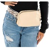 image:imageFunky Junque Versatile Black Fanny Pack Belt Bag for Women and Girls Adjustable Crossbody Waist Bag with Multiple Pockets  Aztec  BlackAztec Strap  Beige
