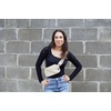 image:imageFunky Junque Versatile Black Fanny Pack Belt Bag for Women and Girls Adjustable Crossbody Waist Bag with Multiple Pockets  Aztec  BlackAztec Strap  Beige