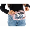 image:imageFunky Junque Versatile Black Fanny Pack Belt Bag for Women and Girls Adjustable Crossbody Waist Bag with Multiple Pockets  Aztec  BlackClear  Rose