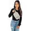 image:imageFunky Junque Versatile Black Fanny Pack Belt Bag for Women and Girls Adjustable Crossbody Waist Bag with Multiple Pockets  Aztec  BlackFaux Fur  Heather Grey
