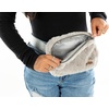 image:imageFunky Junque Versatile Black Fanny Pack Belt Bag for Women and Girls Adjustable Crossbody Waist Bag with Multiple Pockets  Aztec  BlackFaux Fur  Heather Grey