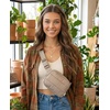 image:imageFunky Junque Versatile Black Fanny Pack Belt Bag for Women and Girls Adjustable Crossbody Waist Bag with Multiple Pockets  Aztec  BlackPuffer  Taupe