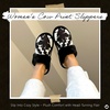 image:imageFunky Junque Womens Clog Slippers Faux Fur House ShoesCow Print  Black