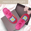 image:imageFunky Junque Womens Clog Slippers Faux Fur House ShoesCrochet  Fuchsia