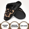 image:imageFunky Junque Womens Clog Slippers Faux Fur House ShoesLeopard  Latte