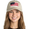 image:imageFunky Junque American Flag Hat for Women  USA Trucker Cap Low Profile Adjustable Baseball Dad HatBeige