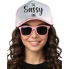 The Sassy One - Hat & Sunnies Set (Light Pink)