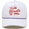 image:imageFunky Junque Unisex Adjustable Trucker Snapback Rope HatTalk Birdie to Me  WhiteUsa Rope